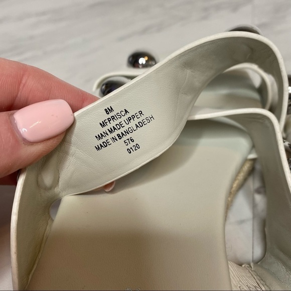New! Marc Fisher Prisca Ball Studded Sandal 8M - Picture 9 of 11